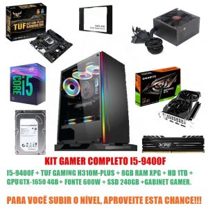KIT PC GAMER COMPLETO I5-9400F - 01